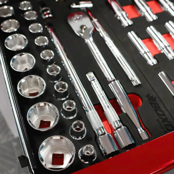 Maltova 29-Piece 1/2" Drive 6-Point Metric Socket Set | EVA Foam Organizer - Image 4