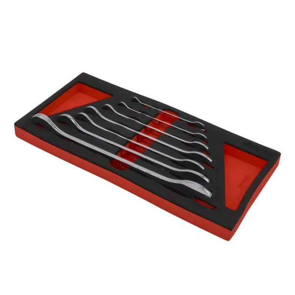 Maltova 7-Piece SAE Ultra-Thin Double Open End Wrench Set | EVA Foam Organizer - Image 3