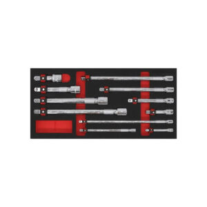 Maltova 11-Piece Quick Release Locking Extension Bar Set | EVA Foam Storage