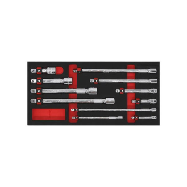 Maltova 11-Piece Quick Release Locking Extension Bar Set | EVA Foam Storage