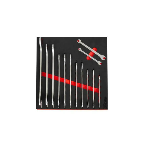 Maltova 13-Piece Ultra-Thin Double Open-Ended Spanner Set | EVA Foam Storage