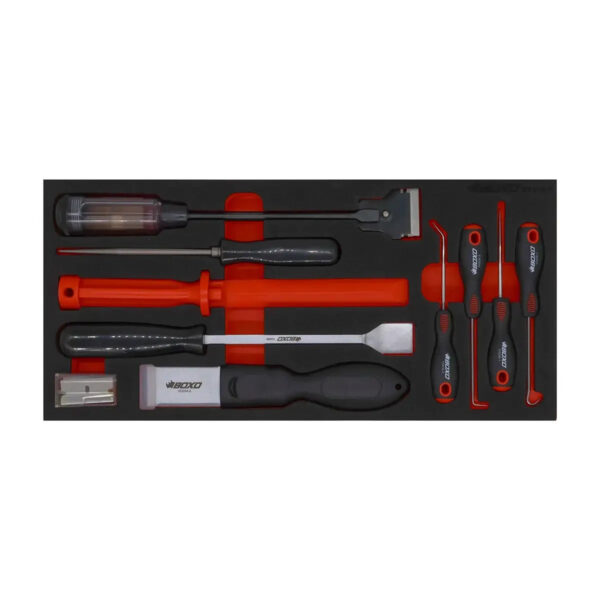 Maltova 19-Piece Scraper Tool Set | EVA Foam Organizer