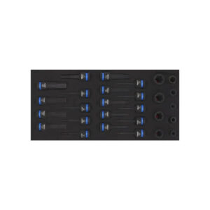 Maltova 28-Piece 1/2" Drive Impact E-Torx, Torx & Hex Socket Set | EVA Foam Organizer