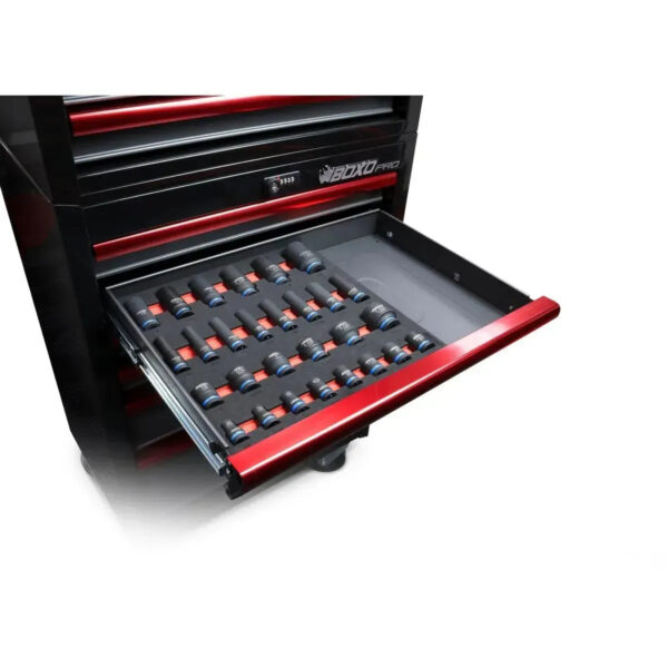 Maltova 28-Piece SAE Impact Socket Set | 2/3 Drawer EVA Foam Organizer - Image 2